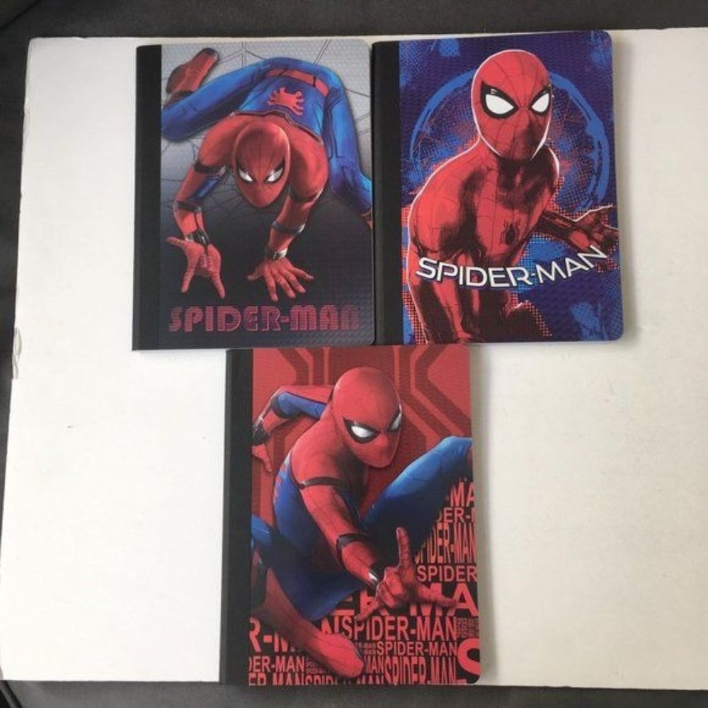 NWT- Set of 3 Spiderman Notebooks